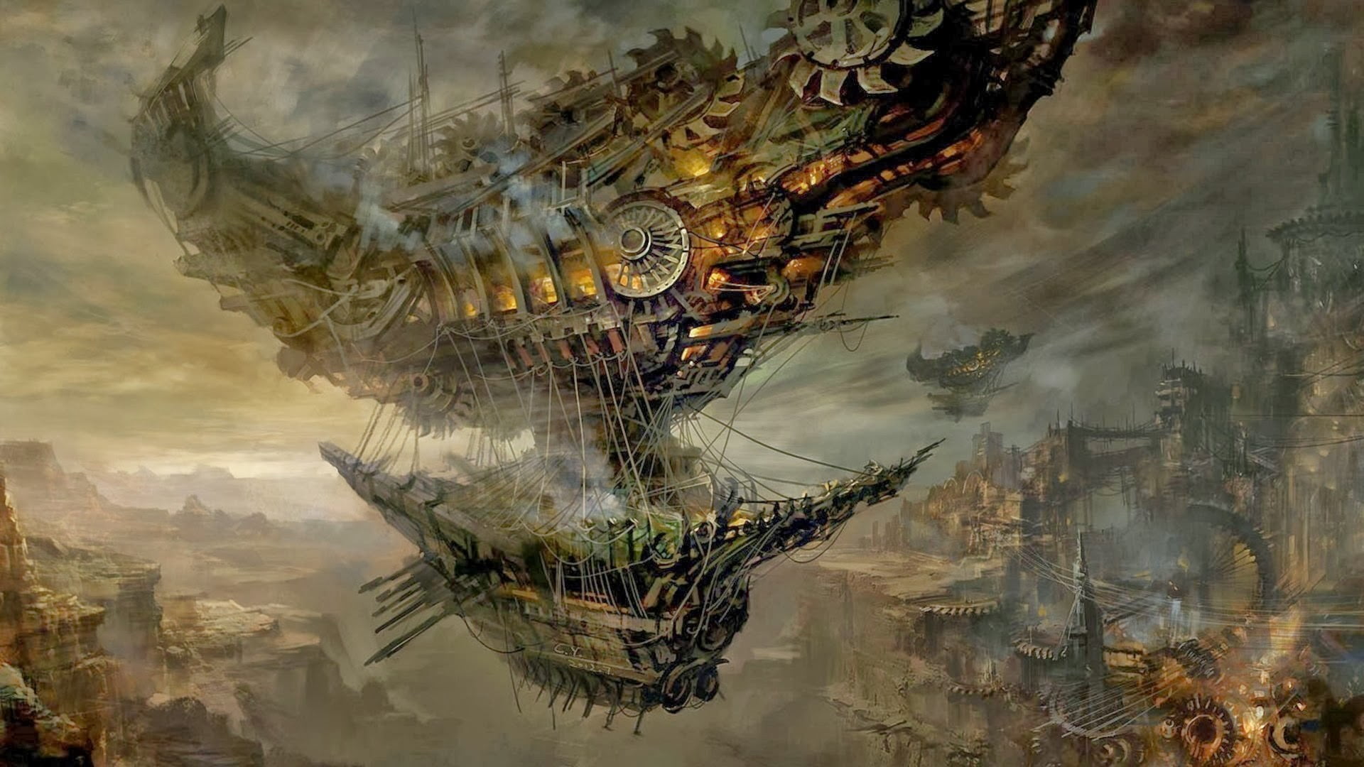 蒸汽轟鳴中的幻想詩篇 百幅插畫點燃你的創作原力